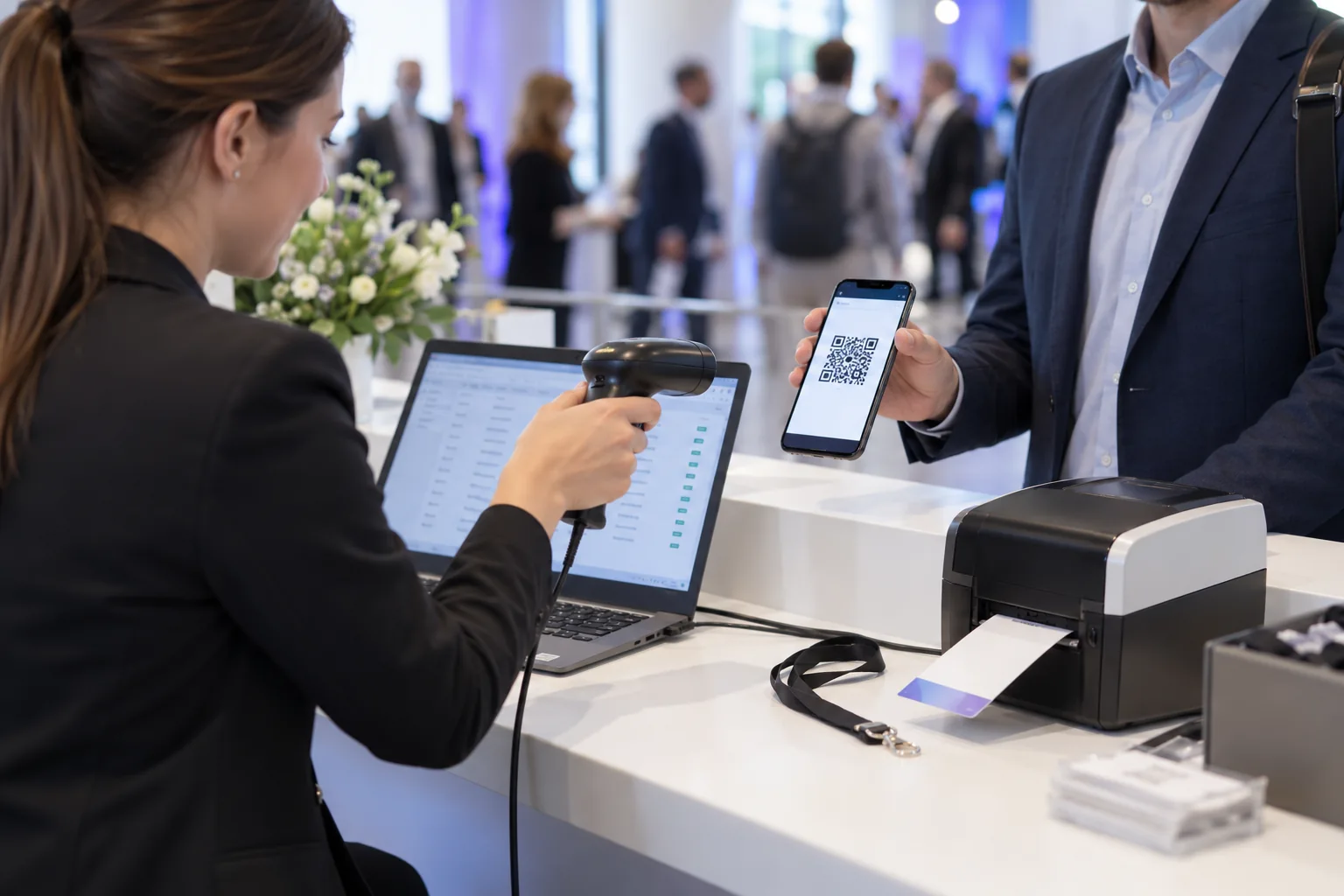 Event guest-pass check-in
